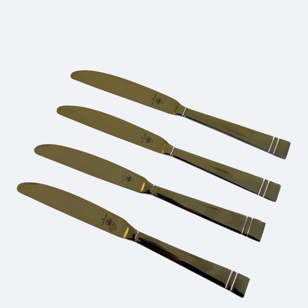 Pfaltzgraff PASSAGE Dinner Knife Knives set‎ 4 new stainless steel New